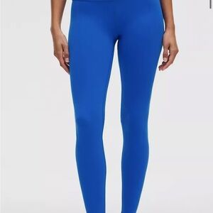 Bright Blue High-Waist Women's Leggings